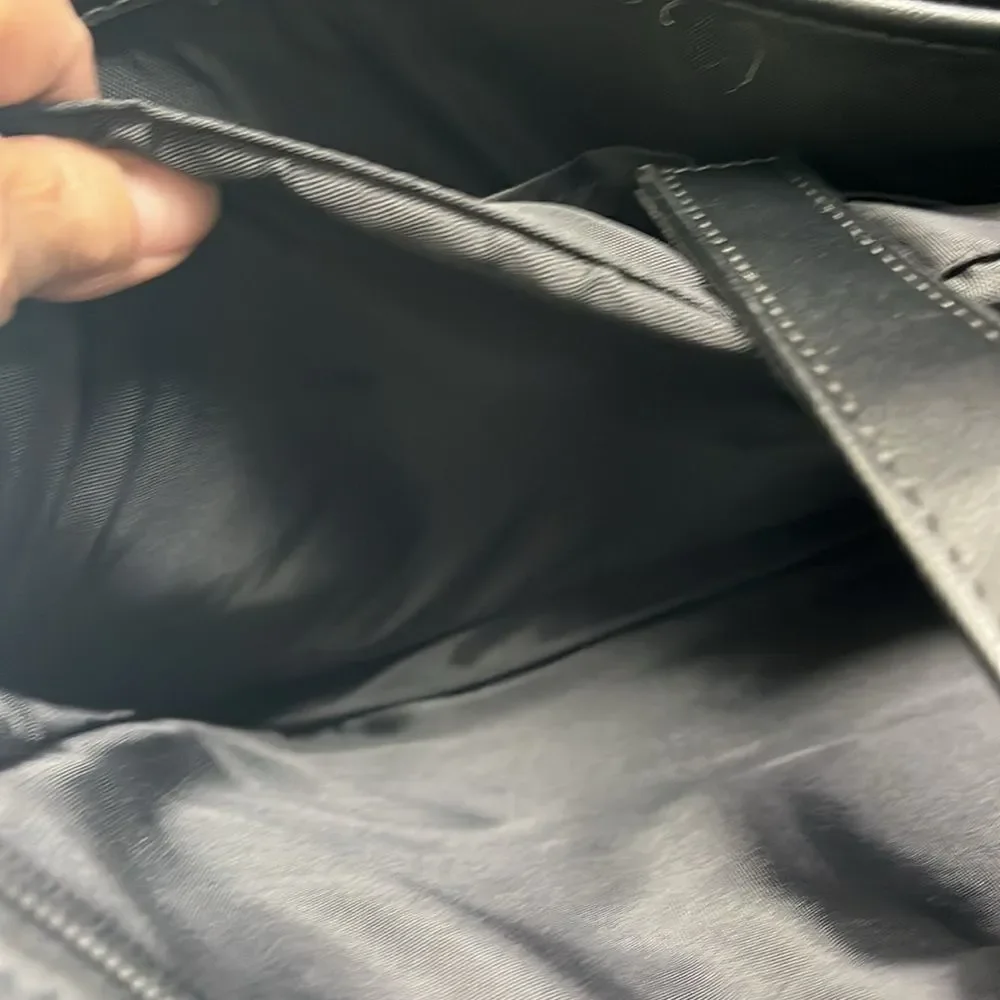 Men's Black Leather Bag